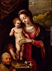 The Madonna And Child With A Donor by Lavinia Fontana